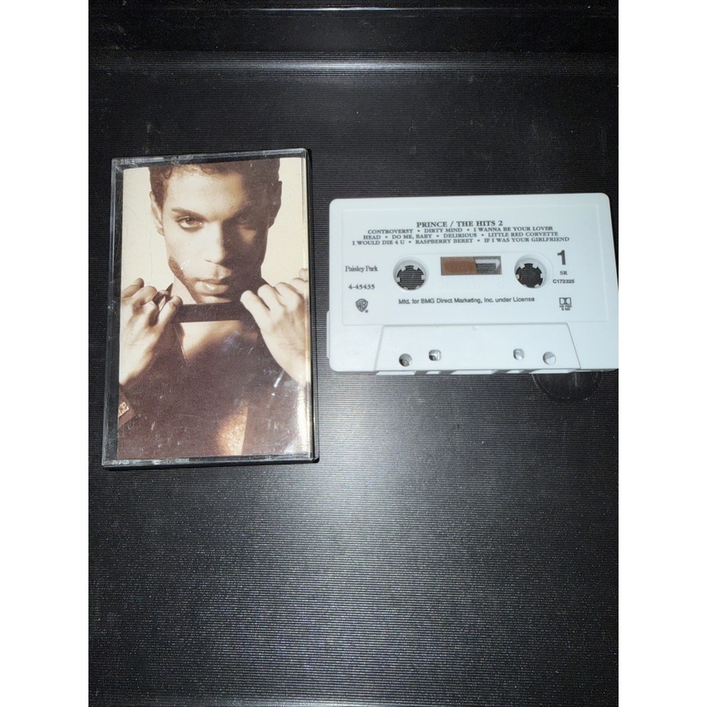 Vintage Prince Cassette The Hits 2 1993 Pop Funk Album Warner Bros Paisley Park‎